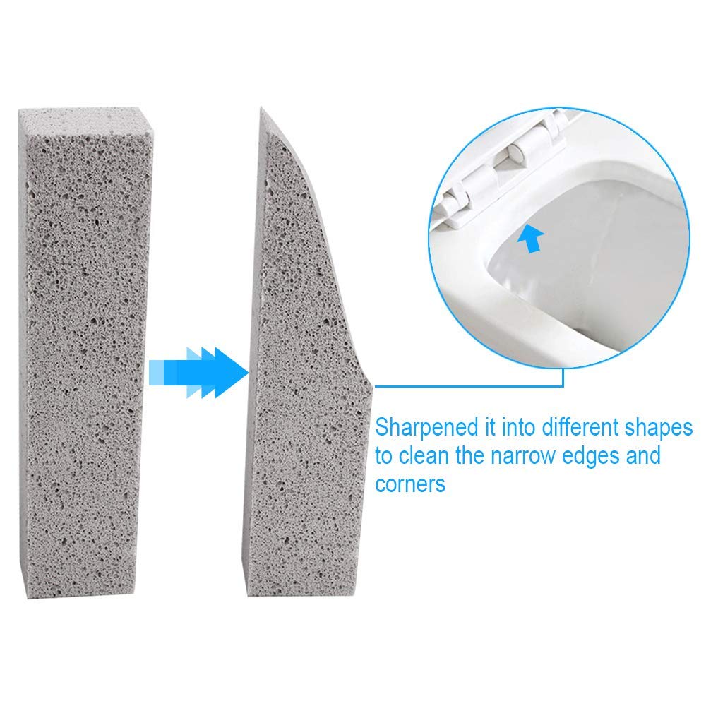 24 Pack Pierres de Ponce, Pierre Ponce de Nettoyage pour Le Nettoyage Tampon à Récurer de la Pierre Ponce pour Le Nettoyage de Cuisine/Salle de Bain/Piscine/Ménage(5.9 x 1.4 x 0.98 Pouce)