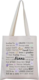 Nanna Gift Nanna Thank You Gift Nanna Tote Bag for Grandma Mother’s Day Gift