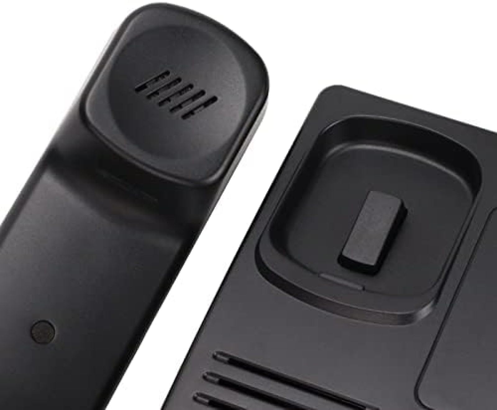 Telefono fisso domestico, telefono cablato da parete per lavoro, con campanello di indicazione LED, silenzioso, vivavoce, quadrante rapido, telefono da tavolo per ufficio hotel