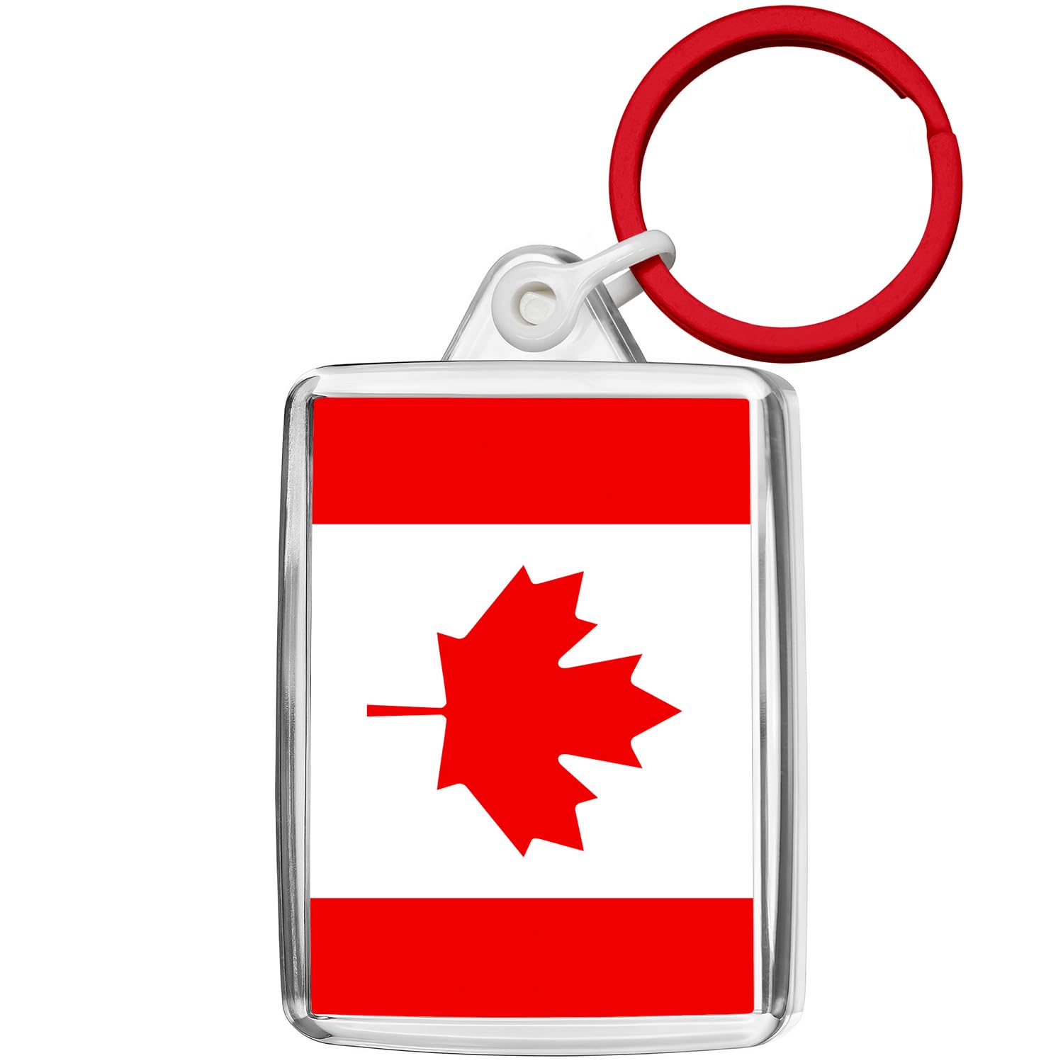 Pixly® Canada Flag Keyring Key Fob Country Keychain Keepsake Canadian Souvenir Gift