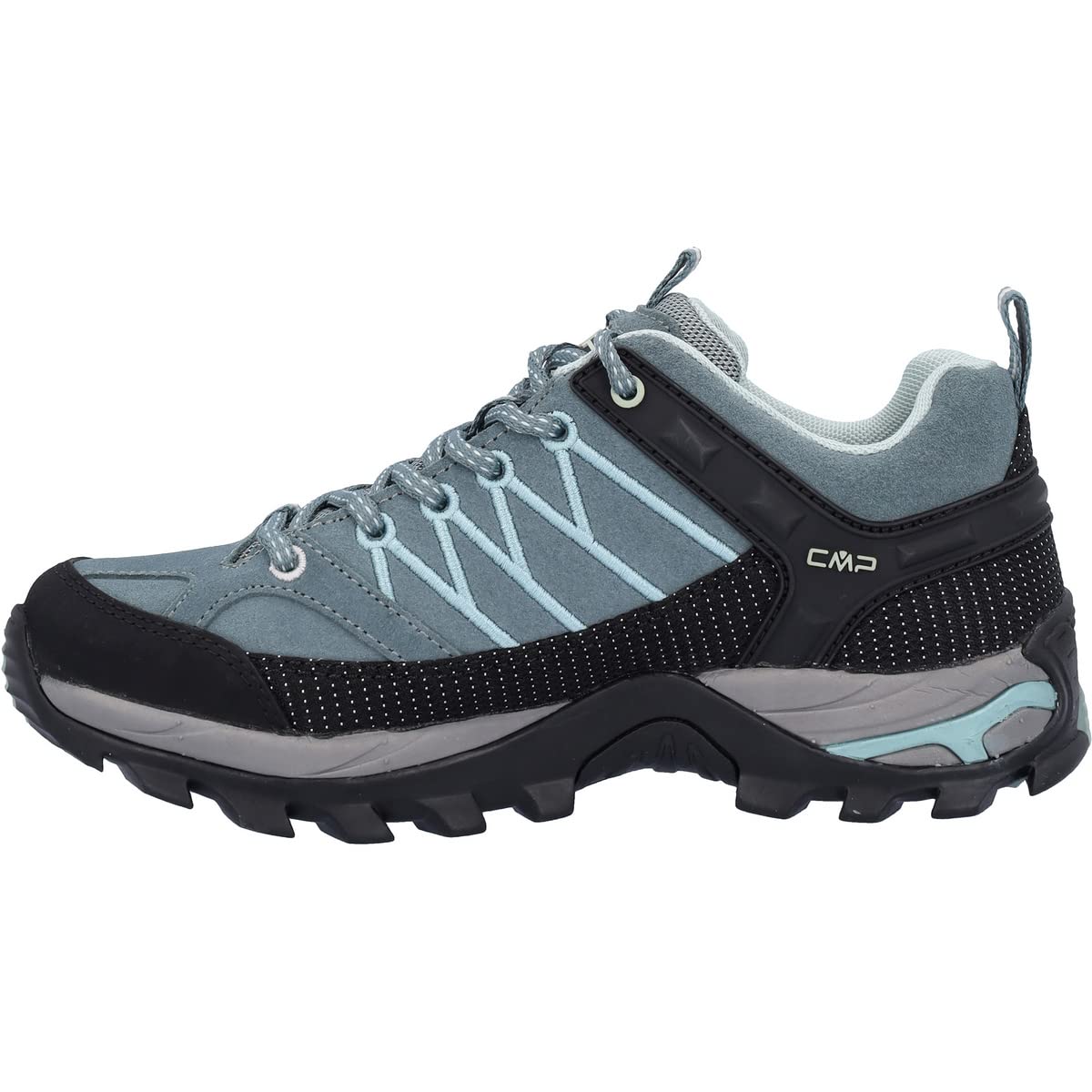 CMP Rigel Low Wmn Trekking Shoes Wp Damen Wanderschuhe, Grün Mineral Green, 42 EU