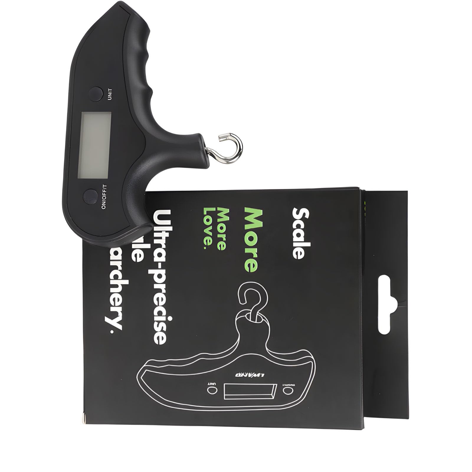 Ordinaryone Stable Plastomer Hanging Scale With Clear Lcd Display And High Accuracy Sensors For Accurate Weight Readings Up To 110Lbs Handheld Digital Scale