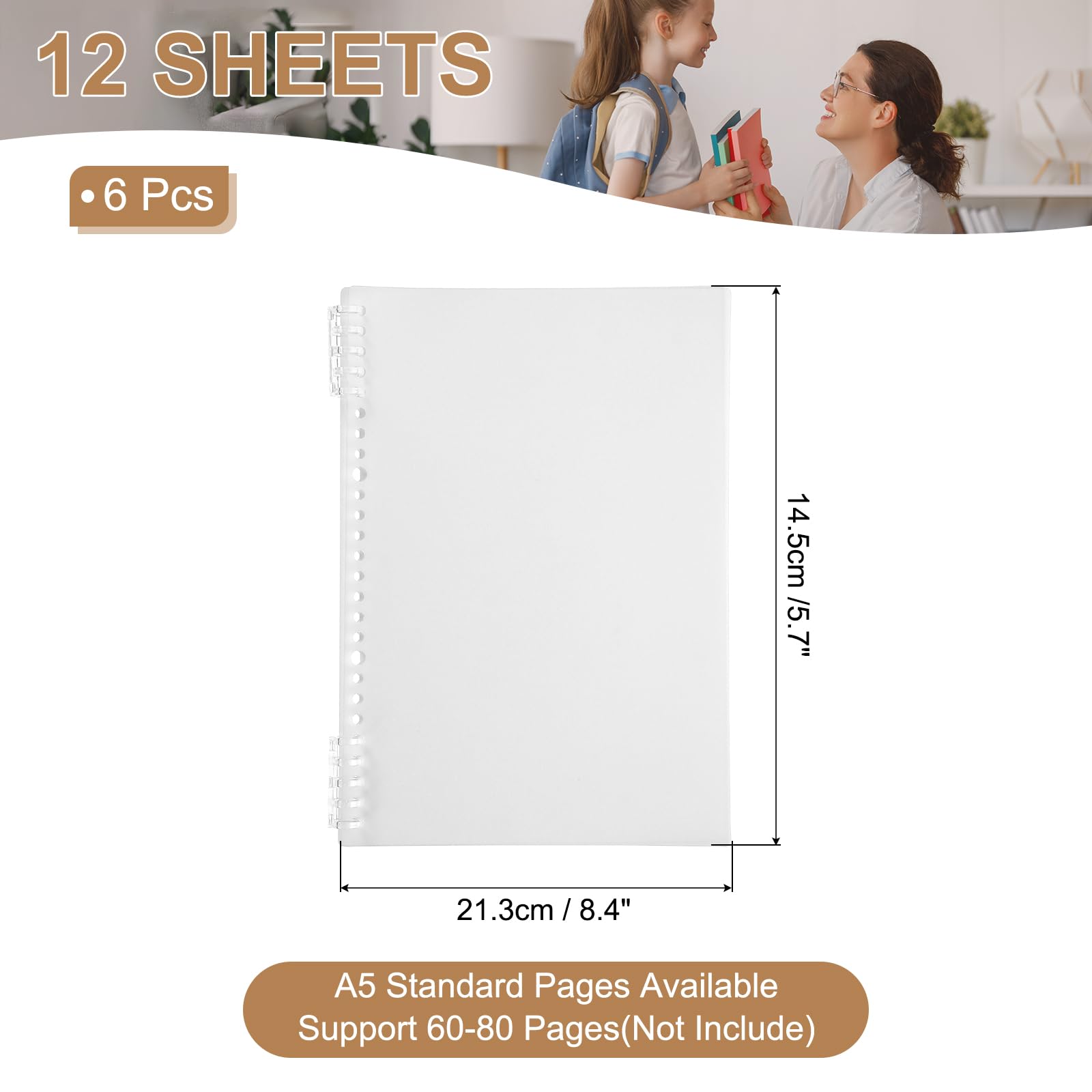 PATIKIL 12 Pack Binding Covers - Image 2