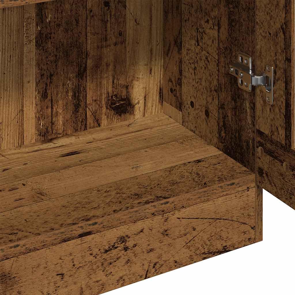 Générique Buffet Haut Vieux Bois 82,5x30,5x185 cm Bois d'ingénierie,Meubles,Étagères,Bibliothèques,3318716