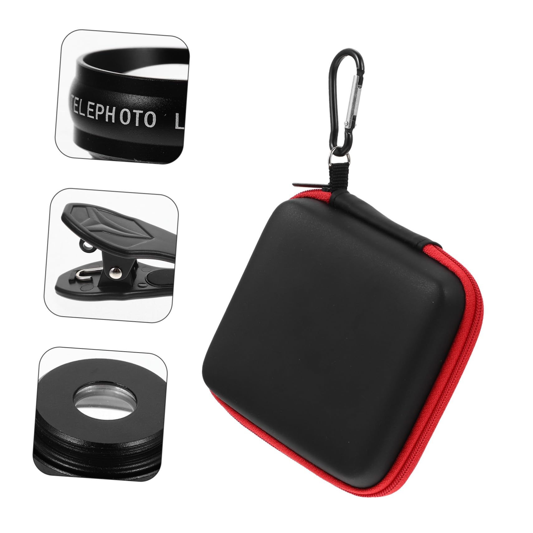 Gatuida Kit di Lenti per Telefono Clip Obiettivo Macro Portatile per Fotocamera Cellulare Obiettivo Grandangolare Effetti Speciali