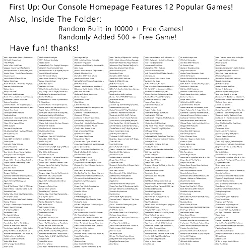 Songlan-X7Plus 5.1 Inch Built-In 10500+ Free Games Gbc/Gba/Fc/Md/Arcade, Dual Joystick Portable Handheld Game Console, 8Gb Ram, Mp3, Mp4, Mp5, Movie/Video/Music/Gamer Birthday Gift（Red&Blue） #TOP1