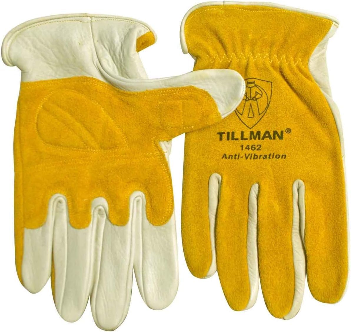 Impacto BGHIVIS30 Anti-Vibration High Visibility Mechanic's Air Glove, Orange/Black