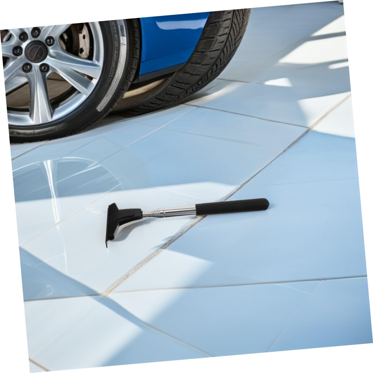PRETYZOOM 1Set Retractable Car Mirror Squeegee Portable Windshield for Rainy and Foggy Weather Multi Purpose Rearview Wiper Tool Durable and Efficient Automotive Accessories