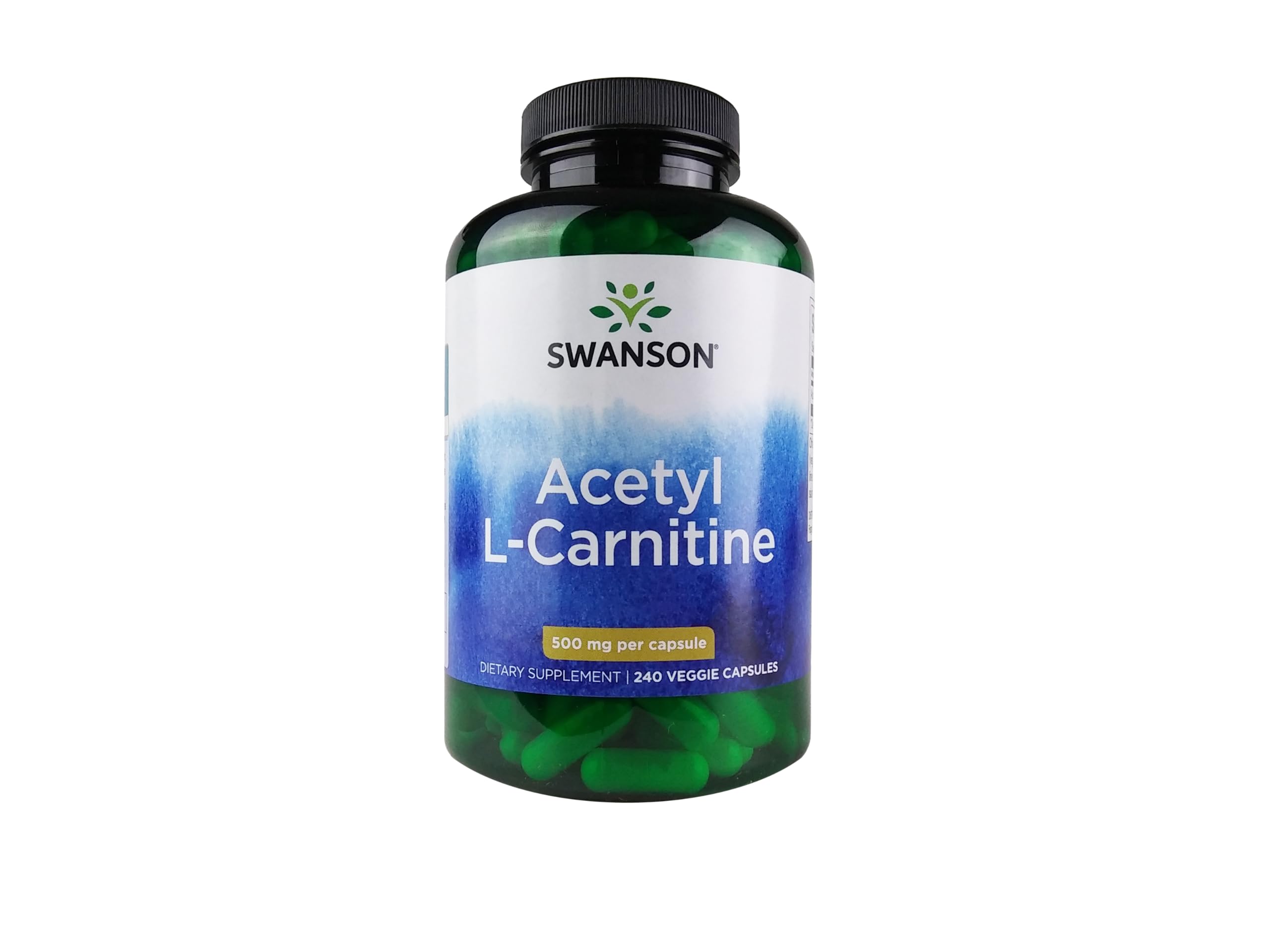 Amazon.com: Swanson Acetyl L-CARNITINE 500MG 240 Veg Cap : Health &  Household