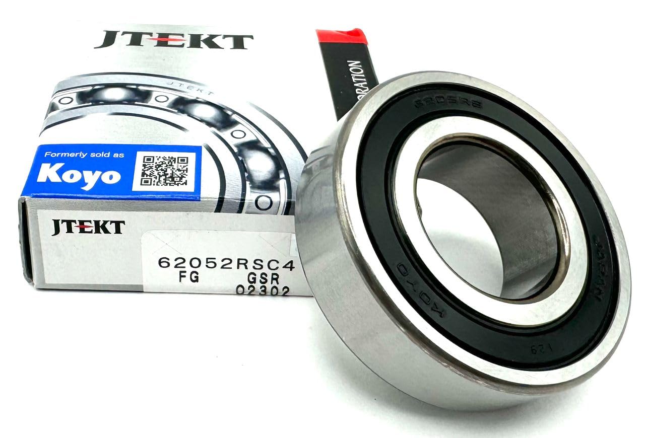 KOYO Japan 6205 2RS C4 DEEP Groove Ball Bearing, Rubber Sealed