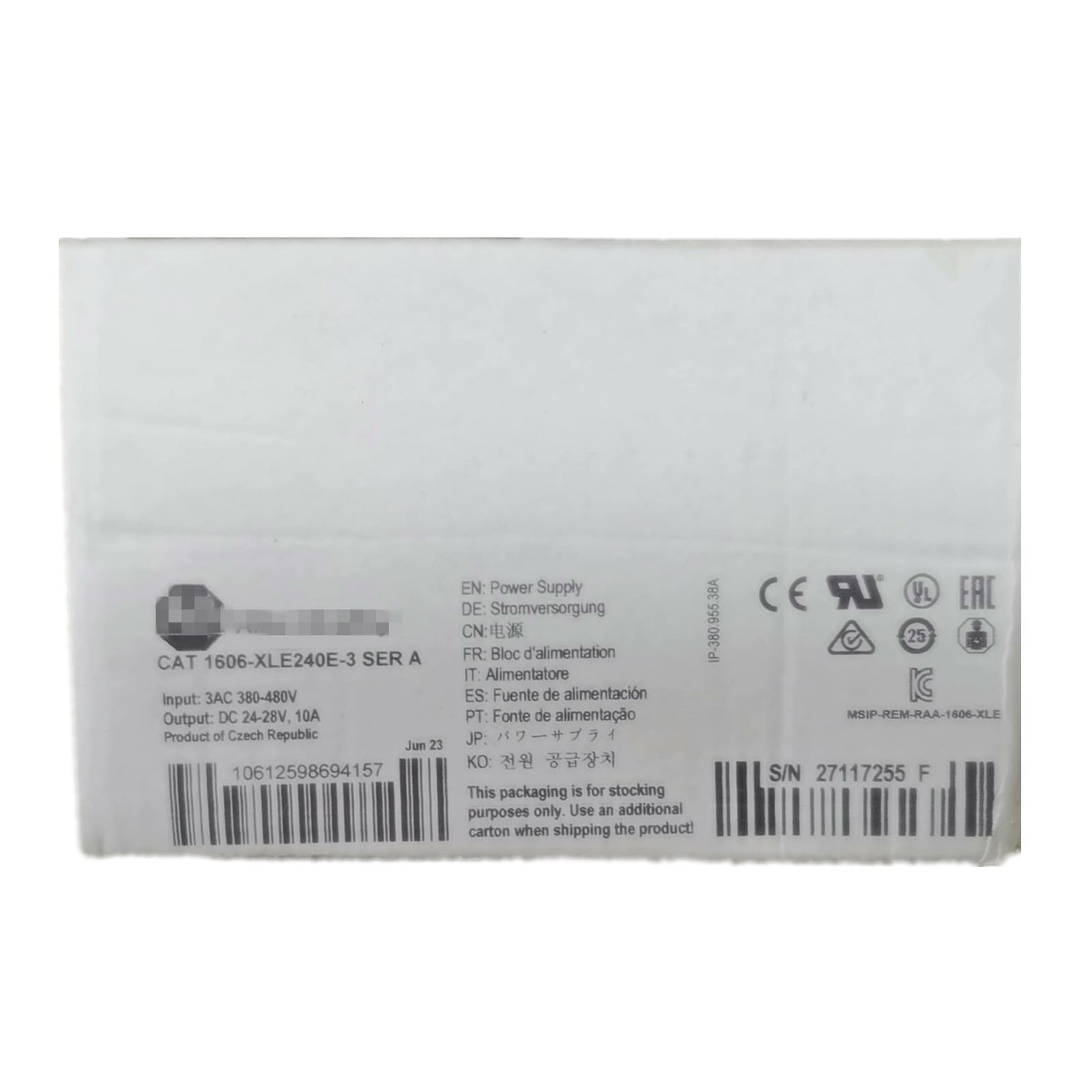 Module automate 1606-XL240E-3 programmable 240 W pièce scellée rechange usine