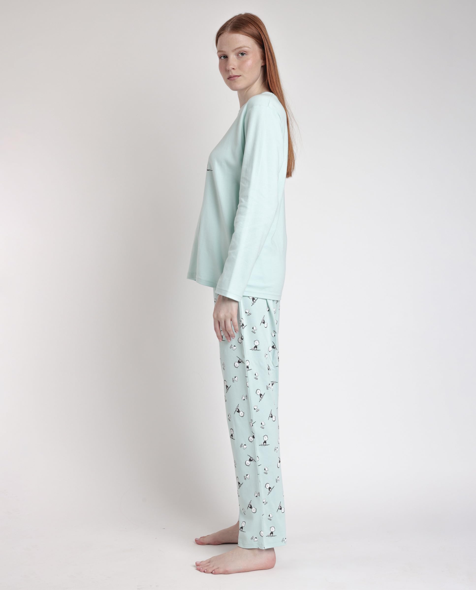 Peanuts Pijama Manga Larga Sleep Society para Mujer