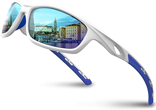 Miniatura 13 de RIVBOS RB833 - Lentes de sol polarizados, unisex, con protección contra rayos ultravioleta, para deportes, pesca, conducción y ciclismo