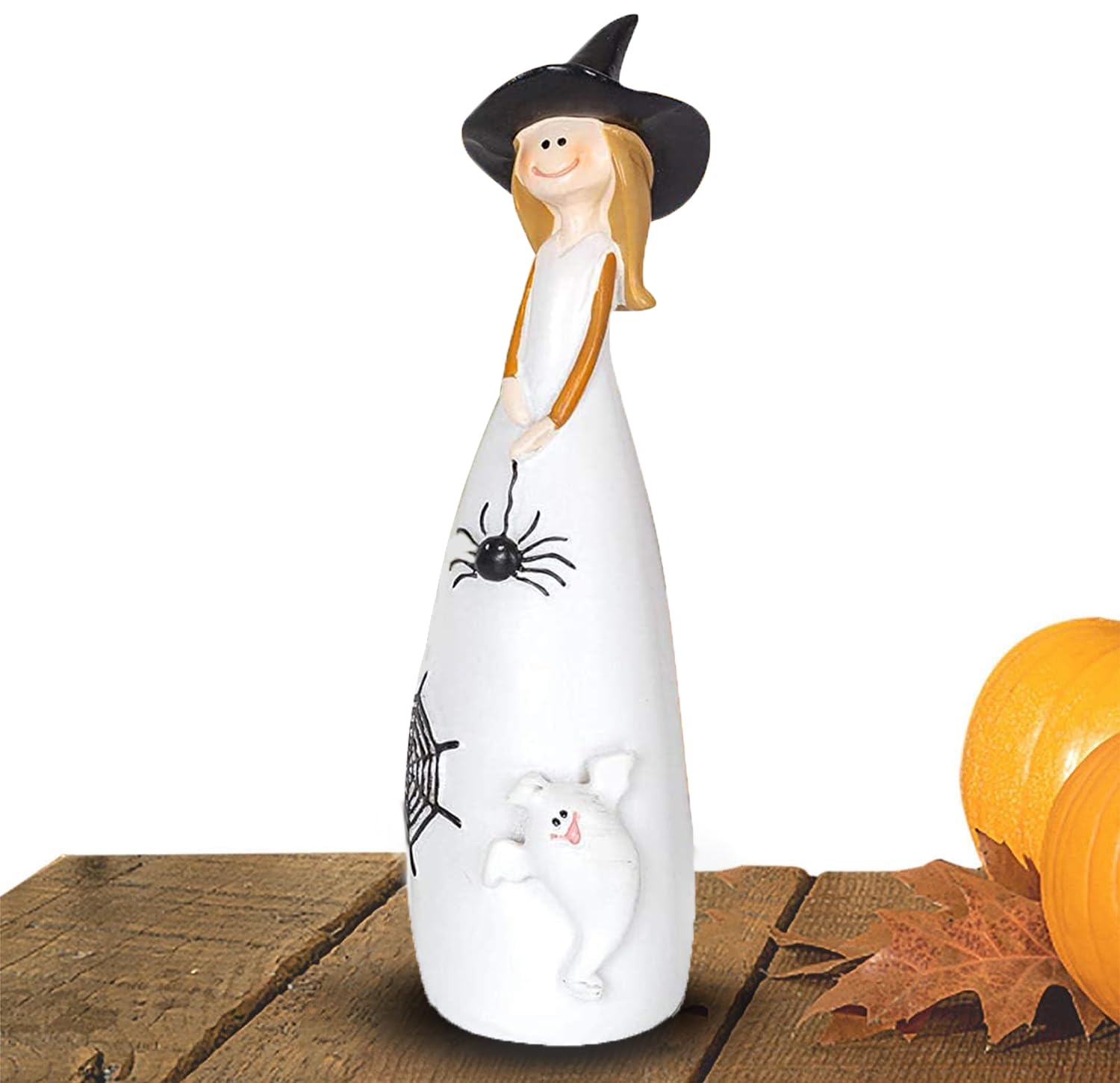 Hexe Statue 30cm Halloween Deko - Mystische Resin Figur Für Wohnkultur & Sammlung