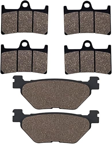 Cyleto Pastillas de freno delanteras y traseras para YAMAHA XV1900 Roadliner 2006-2010 2012 2013 XV 1900 Stratoliner Deluxe 2006-2014 XV1900 Raider disponible en Yaxa Peru