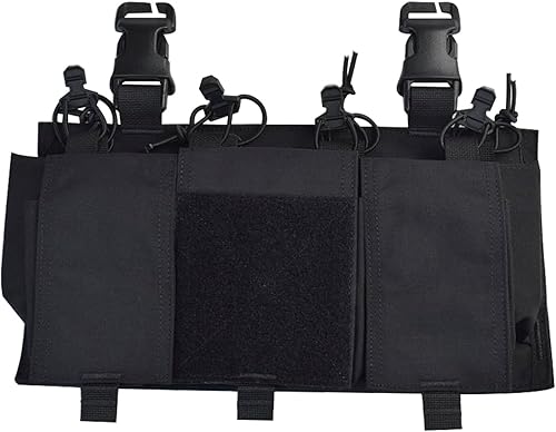 Miniatura 1 de Paquete cuádruple táctico Mag Pouch Tactical Magazine Pouch con bolsa de utilidad de gancho y bucle en la parte posterior