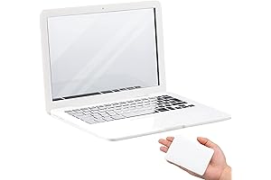 Jetec Mini Cat Laptop Toy, 3.7 x 2.5 Inch Folding Cat Computer Toy