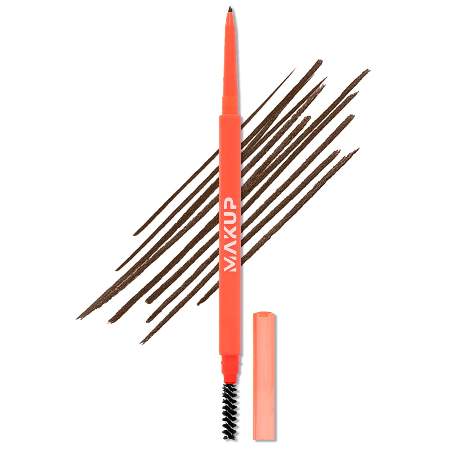 Makup Beauty Skinny Brow - Ultra Thin Eyebrow Pencil, Waterproof, Precise Micro Brow Pencil creates Hair-like Strokes for Full, Natural Brows Medium to Dark Brown (Brunette) Brunette (Neutral Brown)