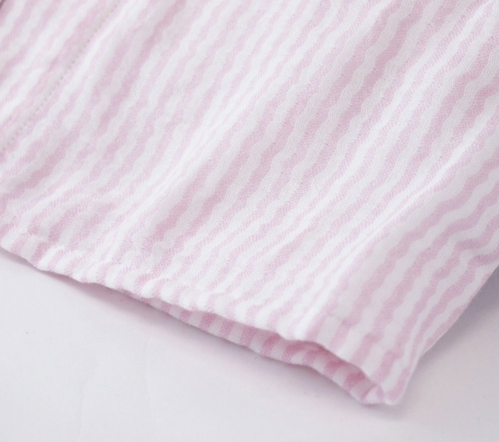 UCHINO　マシュマロガーゼ　ストライプワンピース UCHINO SALE パジャマ ワンピース マシュマロガーゼ トリコ