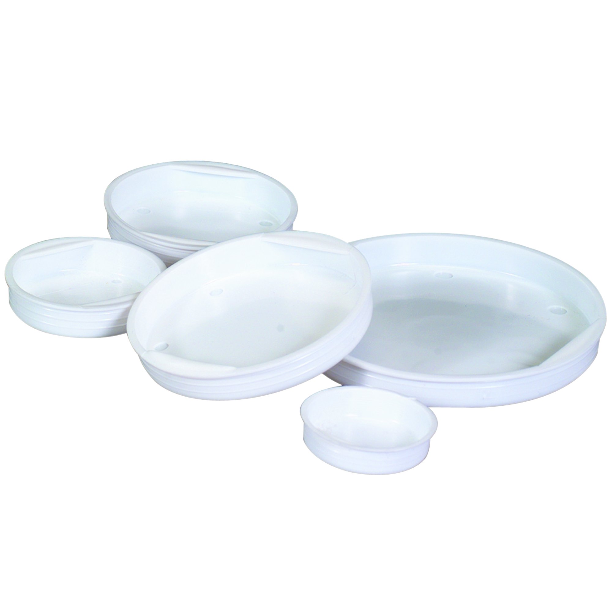 Ship Now Supply SNMTCAP2 Plastic End Caps, 2", White (Pack of 100)