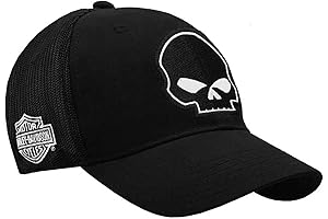 Harley-Davidson Men's Willie G Skull Logo Fitted Hat