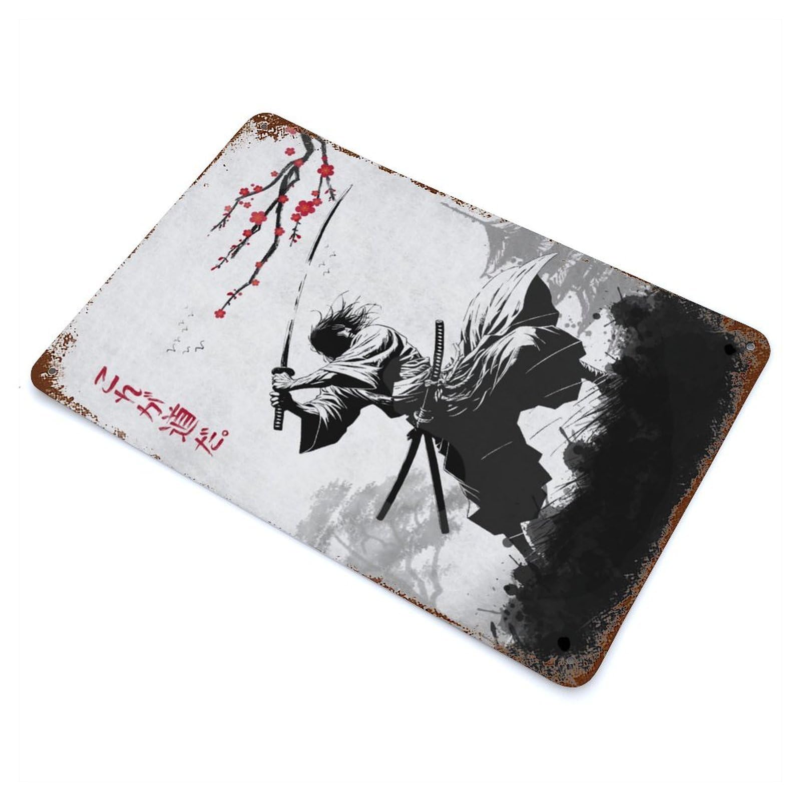 Path of The Sword Decorative Tin Sign 11.8"x7.9", Farmhouse Wall Decor for Living Room, Hallway And Home Decor