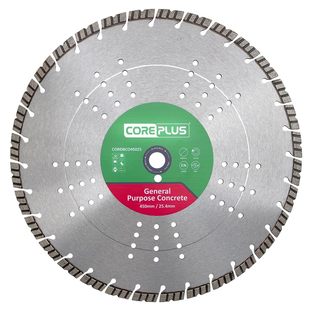 Coreplus Cordbco45025 450 X 25Mm General Purpose Concrete Diamond Blade