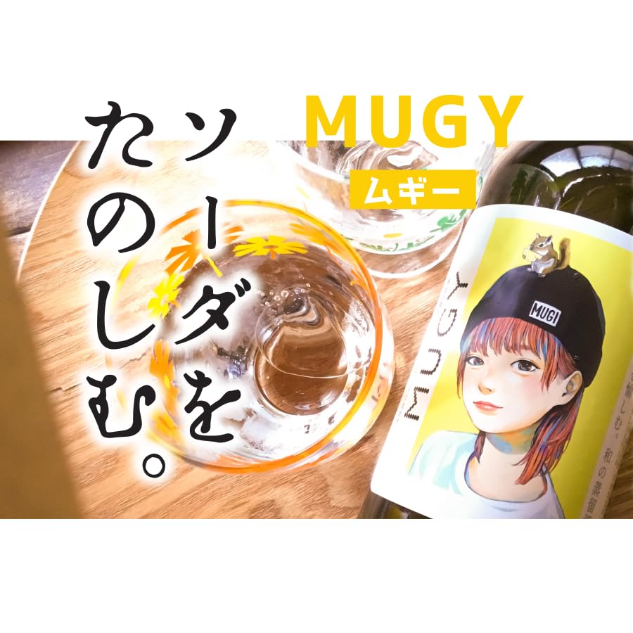 Amazon.co.jp: 宗政酒造 麦焼酎 MUGY ムギー 25度 [ 焼酎 720ml