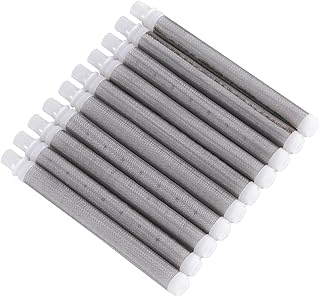Airless Spray Gun Filter 60 Mesh Airless Paint Replacement Parts Painting Tools Accessory Spray Gun Filter Push on Type (10 Pieces/Pack)