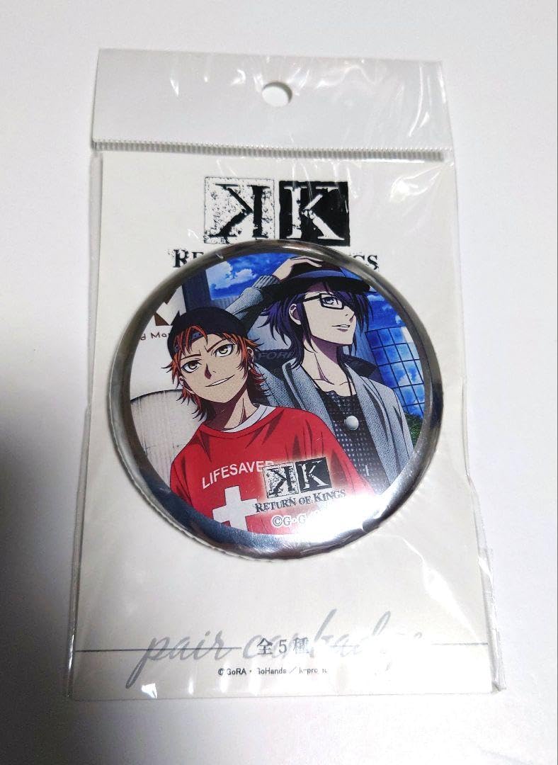 Amazon.co.jp: アニメK HMM限定 缶バッジ 八田美咲 伏見猿比古 