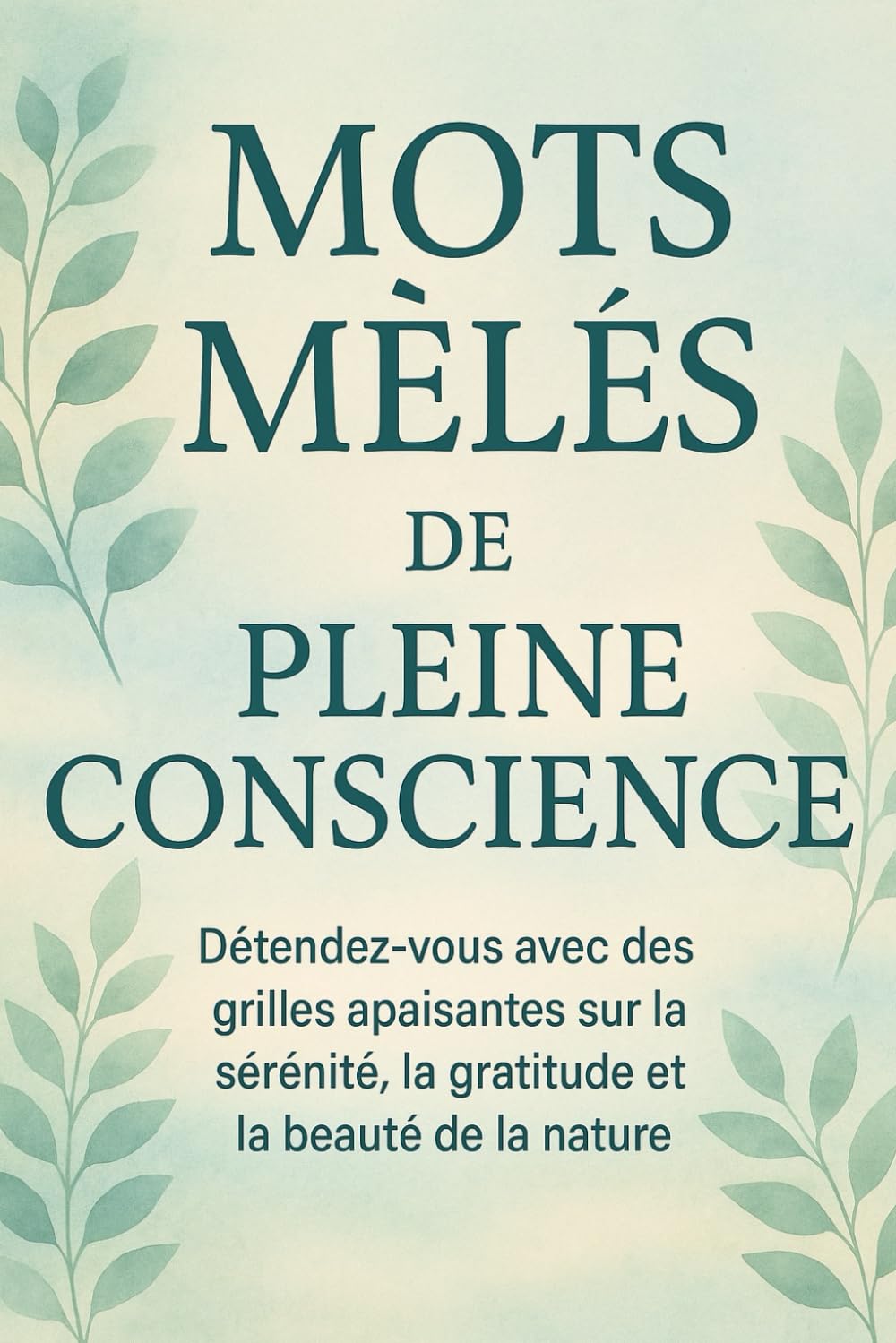 Mots Mêlés de Pleine Conscience: Détendez-vous avec des grilles apaisantes sur la sérénité, la gratitude et la beauté de la nature