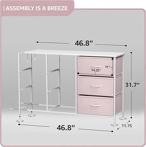 Miniatura 3 de Sorbus Cómoda para niños con 9 cajones - Unidad de almacenamiento organizadora para ropa - Dormitorio, habitación de los niños, guardería y armario