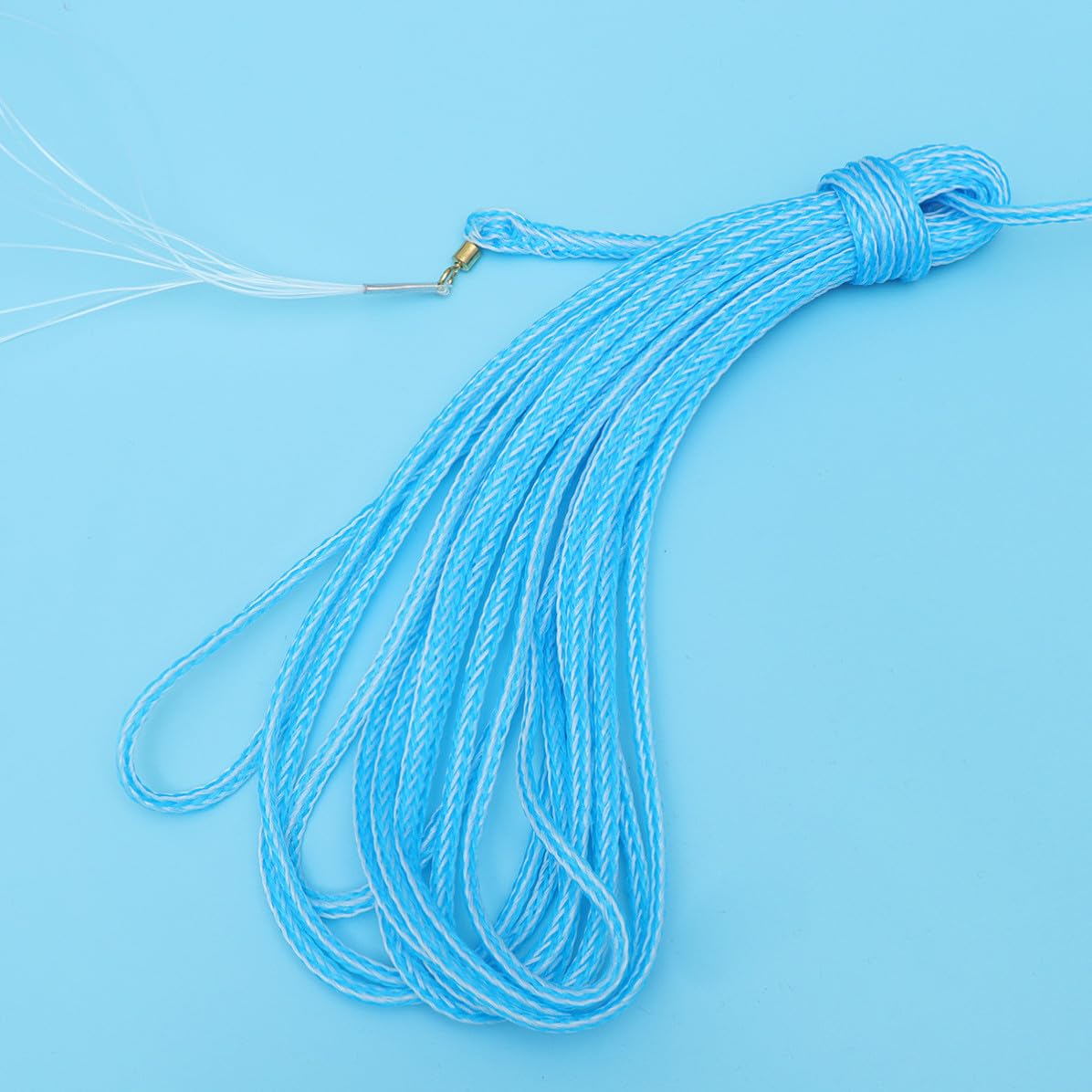 Angoily Rete da Pesca Portatile in Nailon Pieghevole per Cattura Granchi e Gamberetti per Acqua Dolci e Salate Blu Colore Casuale