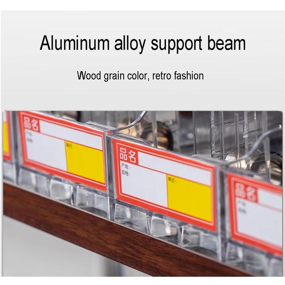 IBOWZ Acryl Riser Displayständer Store-Display-Regale, rechteckiger Acryl-Zigarettenetui-Halter, transparente Drücker, tragbares Display-Rack-Lagerregal, an der Wand montierter Zigarettenständer