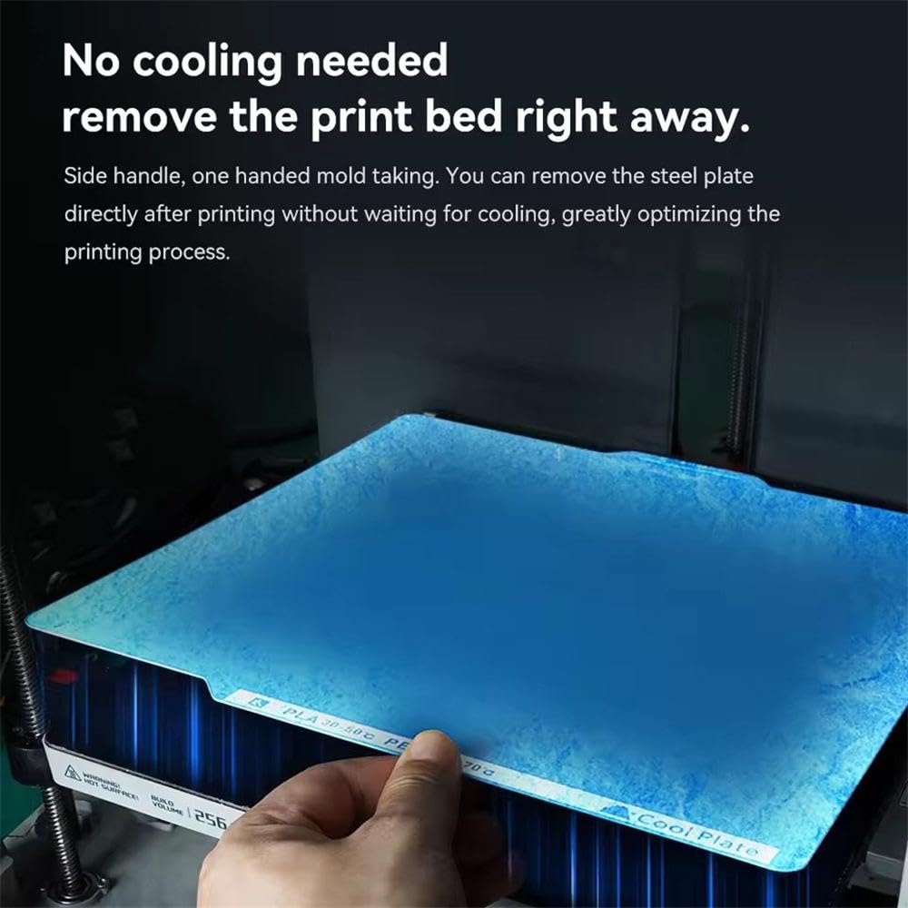 Bauplatte für Flashforge AD5X/AD5M 3D-Drucker, Blech, Bettplatte, PEI Federstahl AD5X Kaltplatte