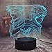 3D Anime Led Nachtlicht Satoru Gojo Yuji Itadori Lampe Coole 3D Illusion Nachtlampe für Home Room Decor Ryomen Sukuna Lampe 16 Farben mit Fernbedienung Tisch Lampara Kind Weihnachtsspielzeug
