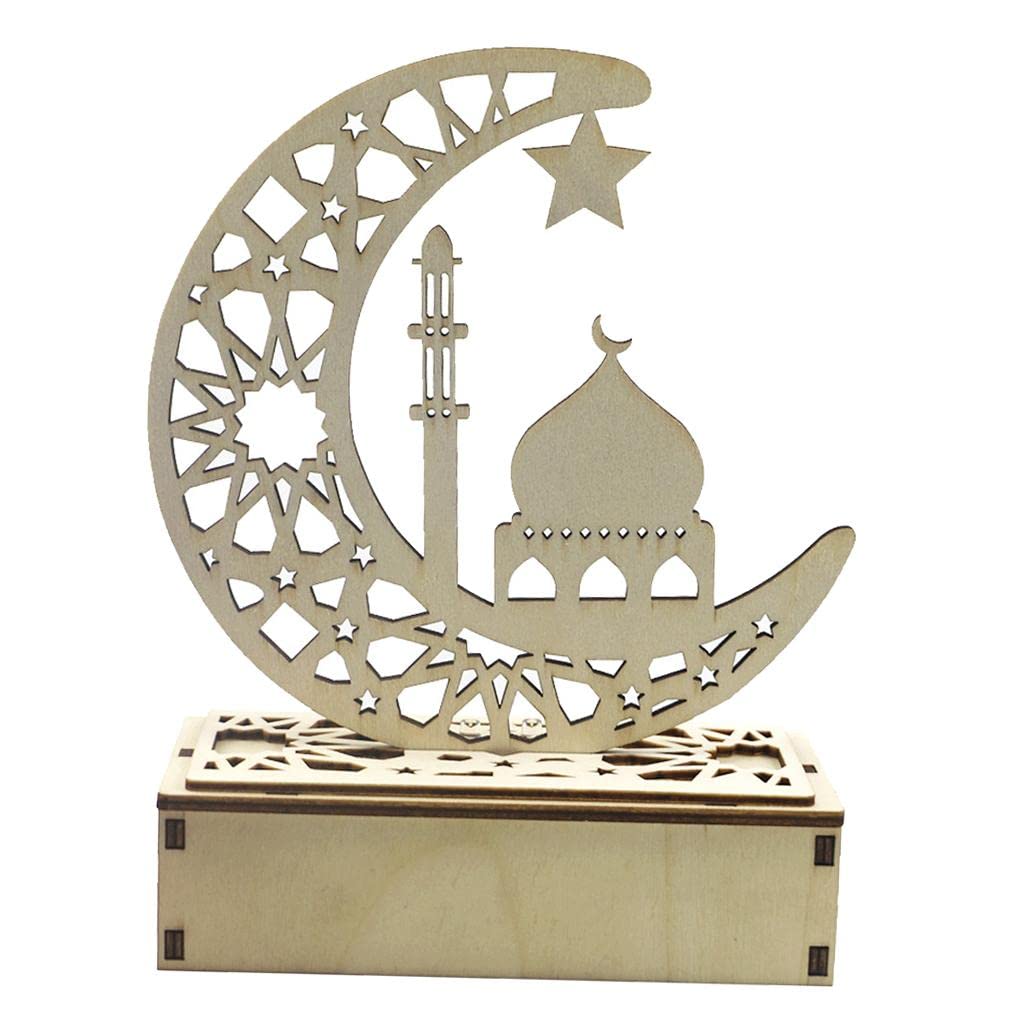 Wooden Eid Mubarak Decor Decorations Islamic Muslim Party Supplies Mosque | Home & Garden | Greeting Cards & Party Supply | Party Supplies | Party Decorations-image-29