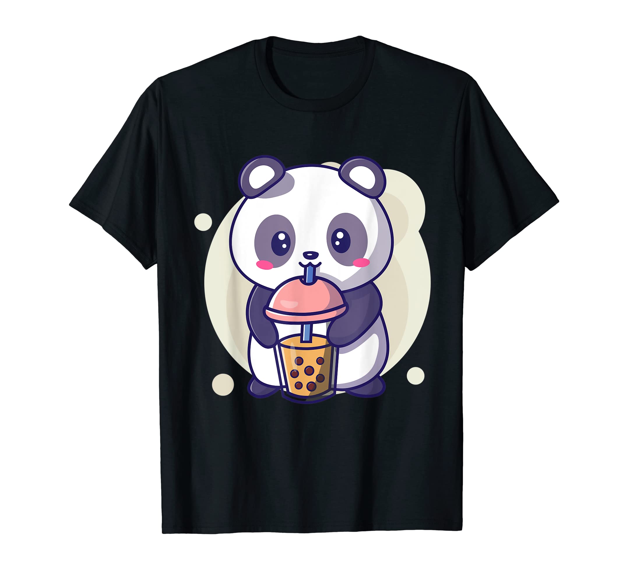 Cute Kawaii Panda Drinks Bubble Milk TeaCute Kawaii Panda Drinks Boba Bubble Tea Kawaii Aesthetic T-ShirtOEKO-TEX STANDARD 100