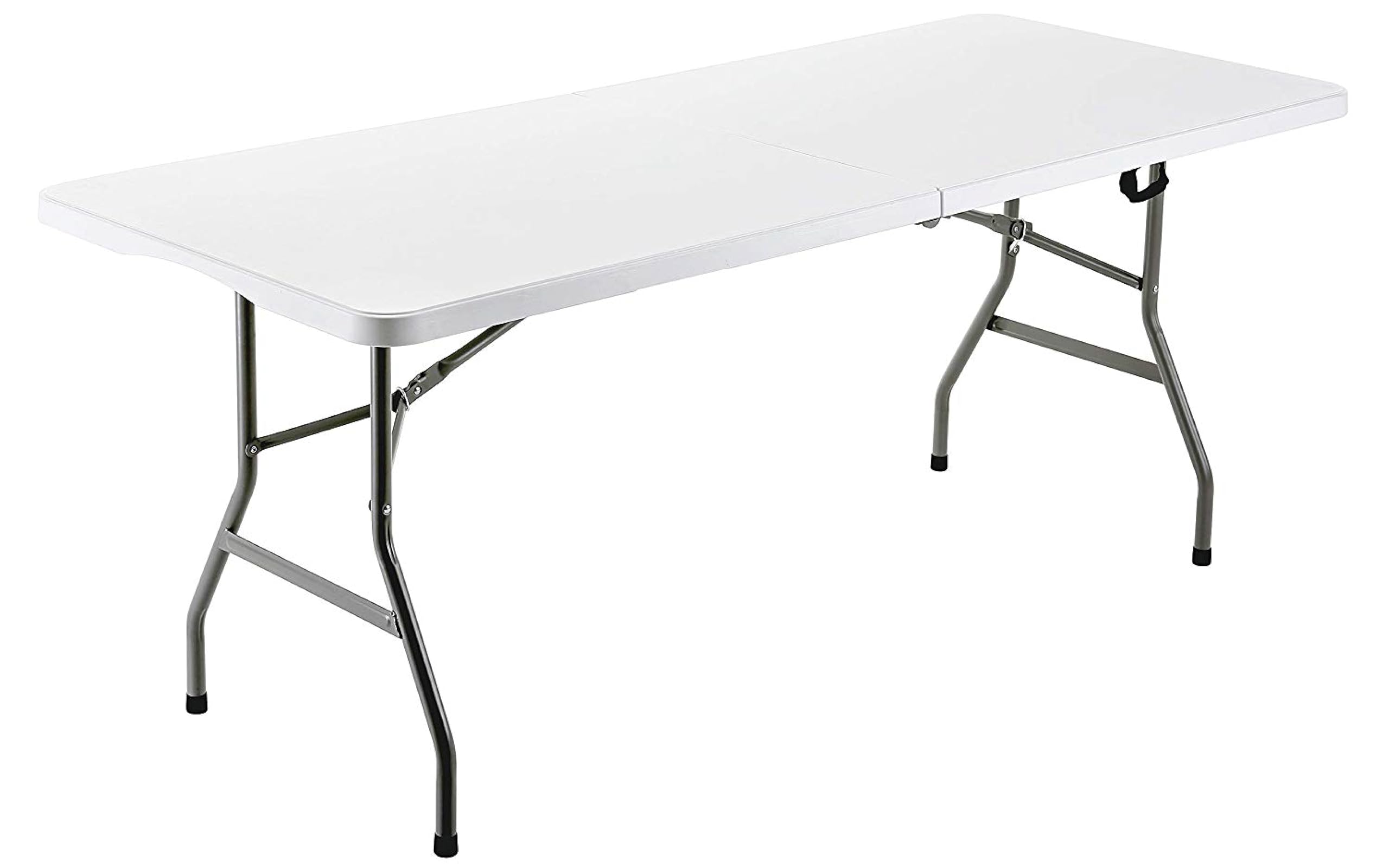 Marbuen 10529 Table pliante en résine blanche 180 x 70 x 74 cm Restauration, plage et camping