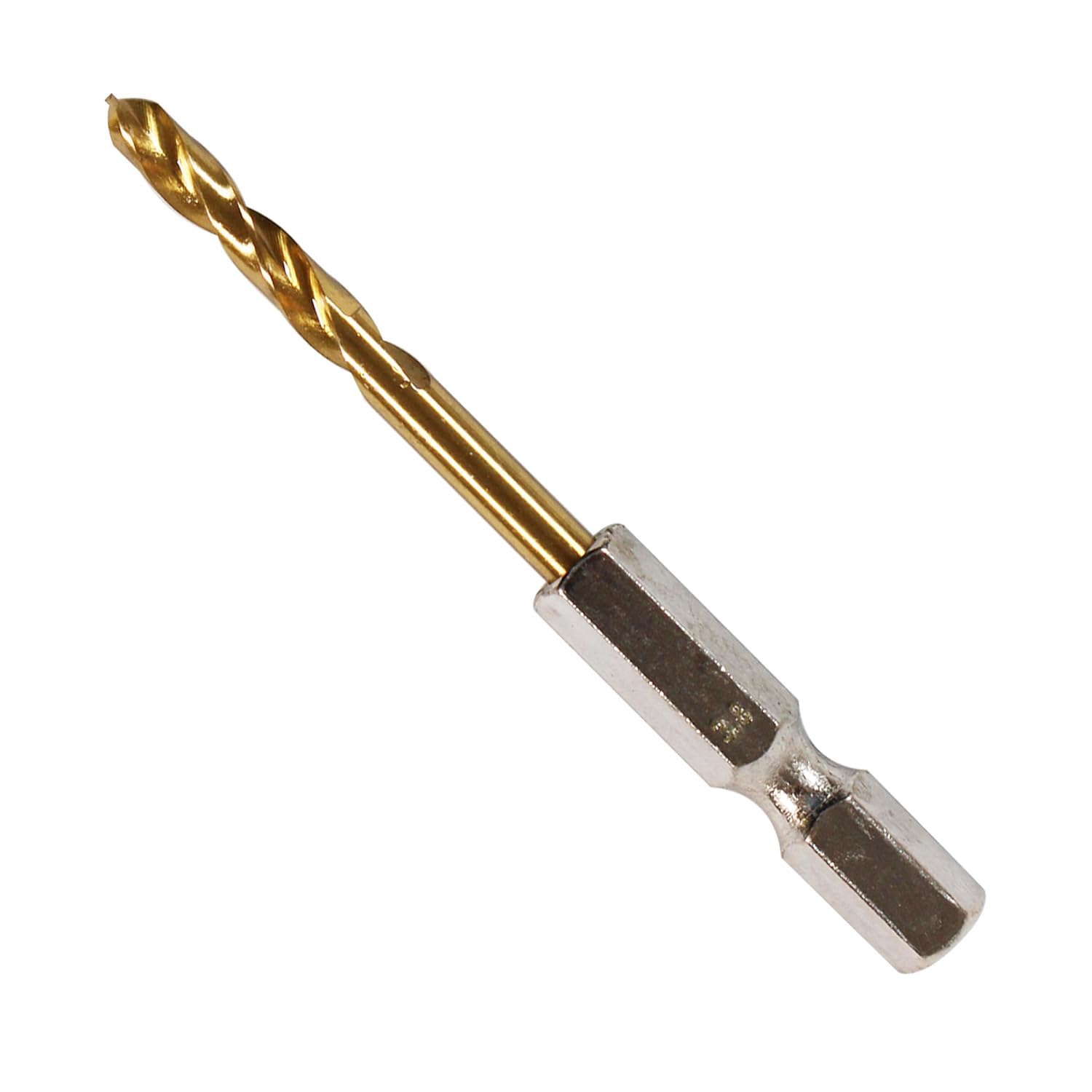 iHelp IH-HS38S Short Drill for Ironworking, 0.1 inches (3.8 mm), Total Length 2.8 inches (70 mm)