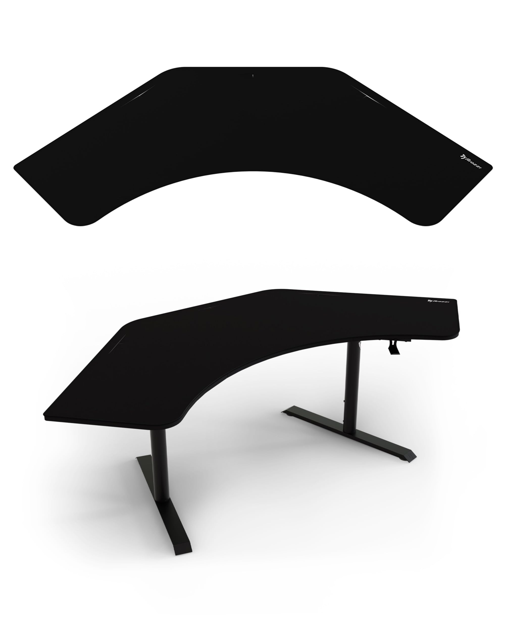 Arozzi Arena Angelo Gaming Desk Pad Pure Black