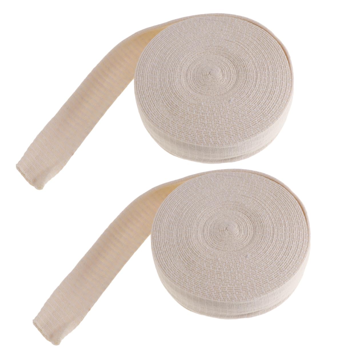 FOYTOKI 2 Rolls Tubular Bandage Stockinette Tubing for Legs Stockinette for Leg Cotton Bandage Liner Tubular Plaster Tubular for Stocking Stiffers Spandex