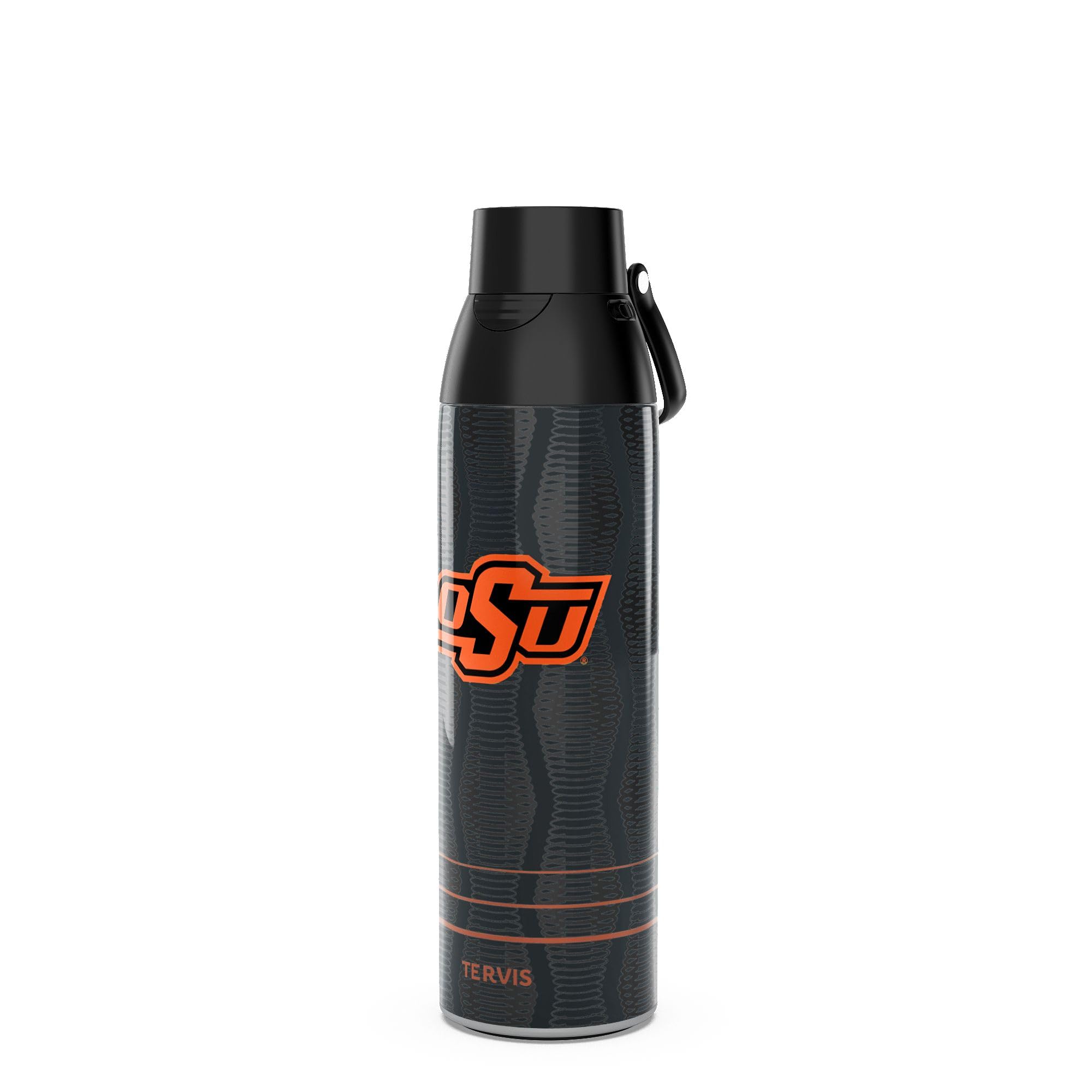 Tervis Venture Water Bottle Oklahoma State Cowboys - Full Speed Triple Insulated Tumbler Travel Cup Keeps Drinks Cold & Hot, 26oz, Stainless Steel