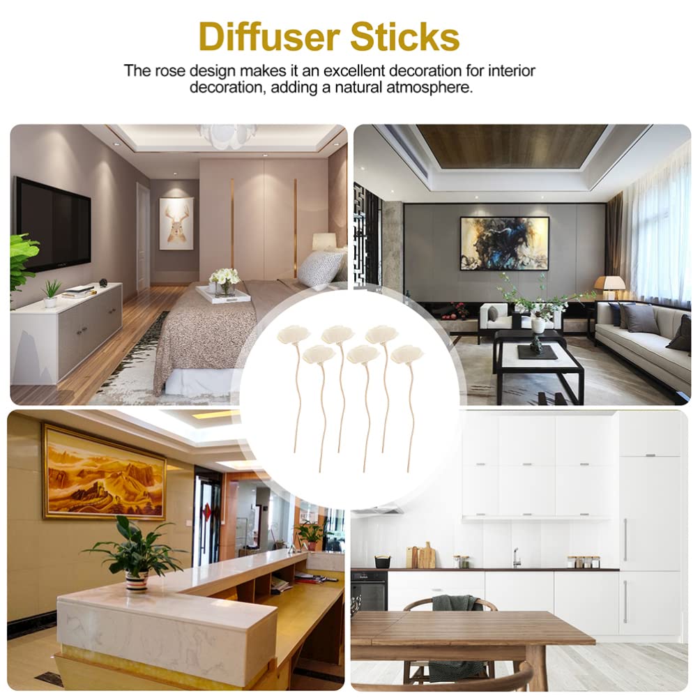 DOITOOL 18 STK Aromatherapie-Rattan Rattanstöcke Schilfstäbe Für Öldiffusoren Diffusor-Schilf-Sticks Stock Aus Rattanholz Diffuser Öl Nachfüllen Duftsticks Ätherisches Öl Zauberstab