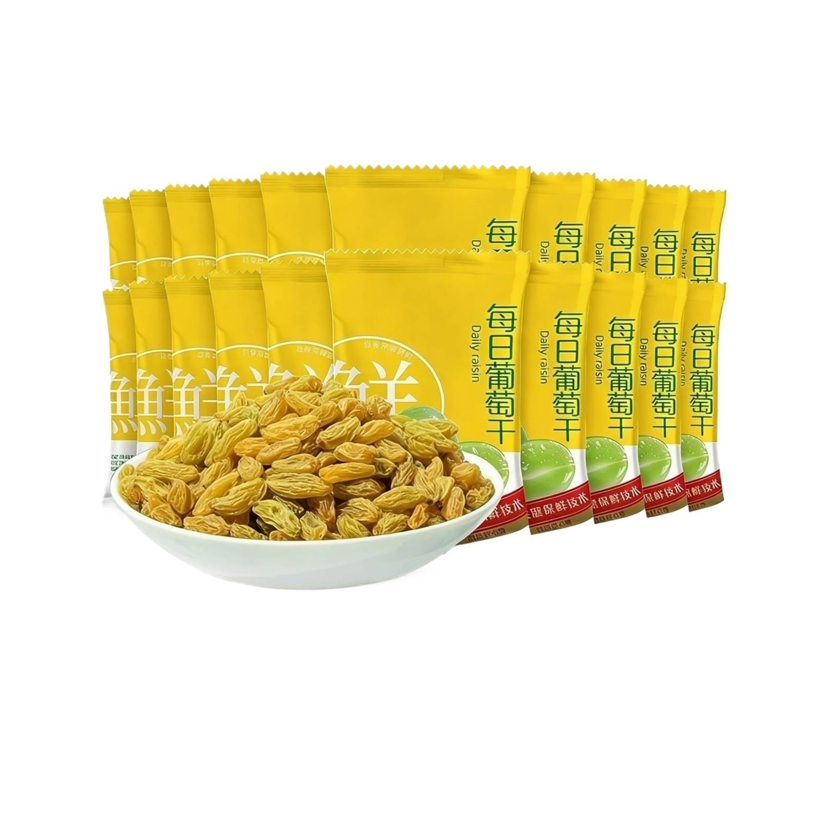 Frutas secas listas for comer, sin semillas y sin hueso, 15 g envasadas individualmente(20bag)