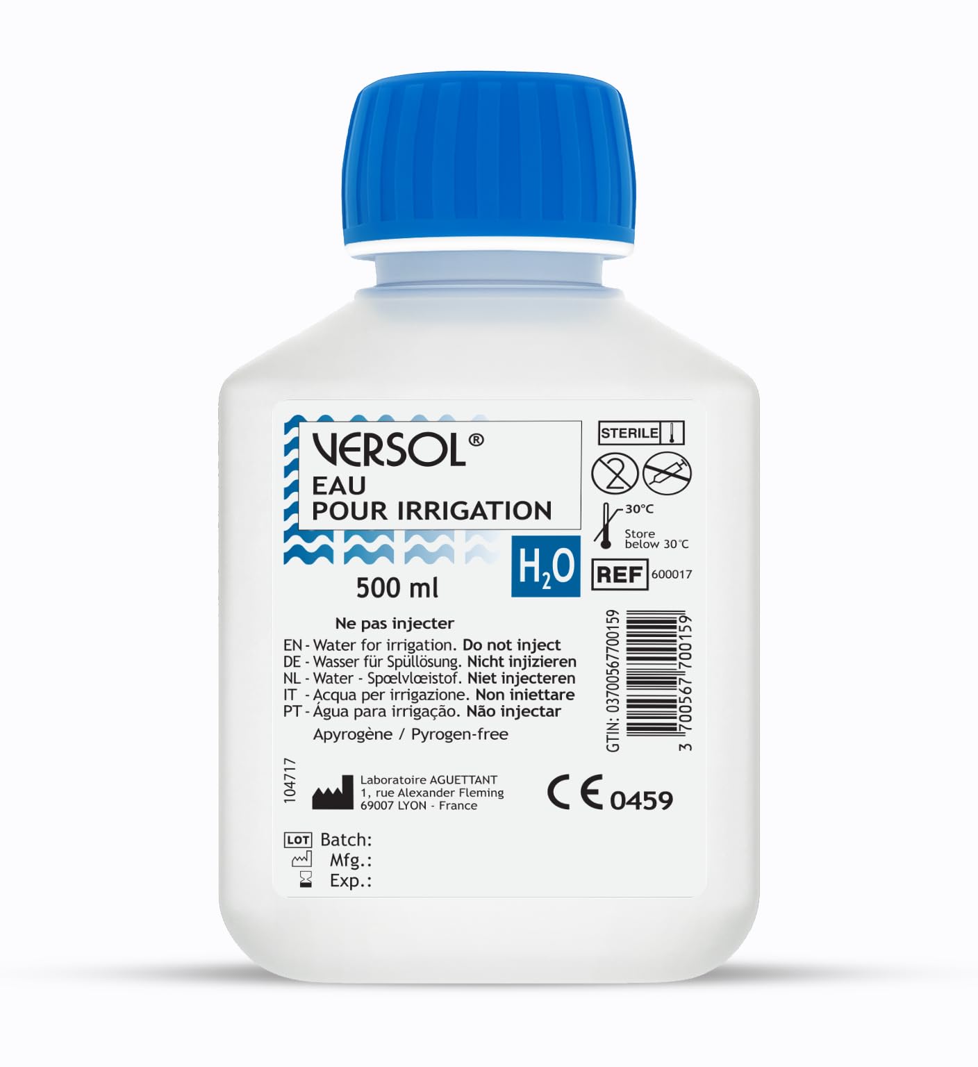 Eau Stérile Steriel Water 1000ml : Medische apparatuur en eerste hulp Eau Stérile Steriel Water 1000ml : Medische apparatuur en eerste hulp