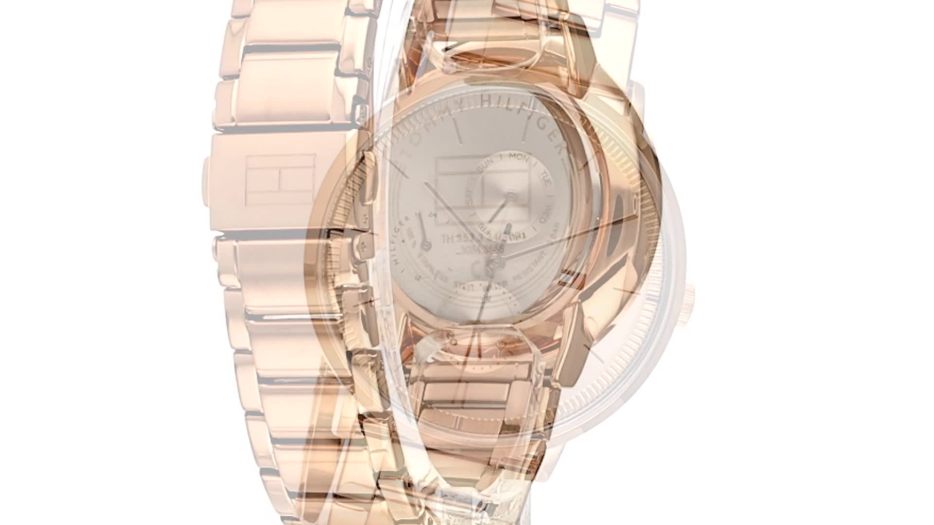 Tommy Hilfiger Multi Dial Quartz Watch for Women Stainless Steel 