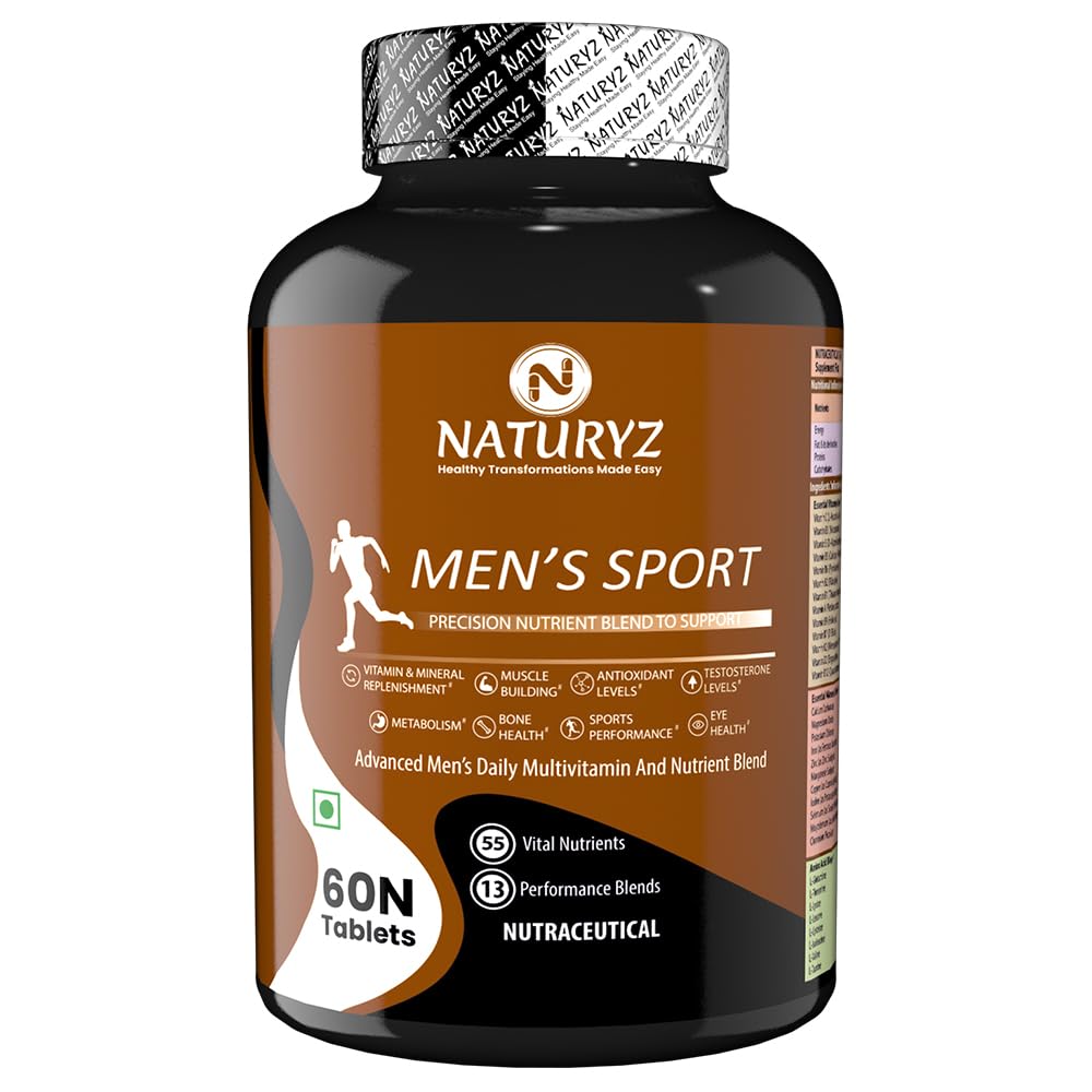 Naturyz Mens Sport Advanced Daily Immunity Supplement Specialized Multivitamin Tablet -Pack of 60 count (B077P98KL4) Amazon Price History, Amazon Price Tracker