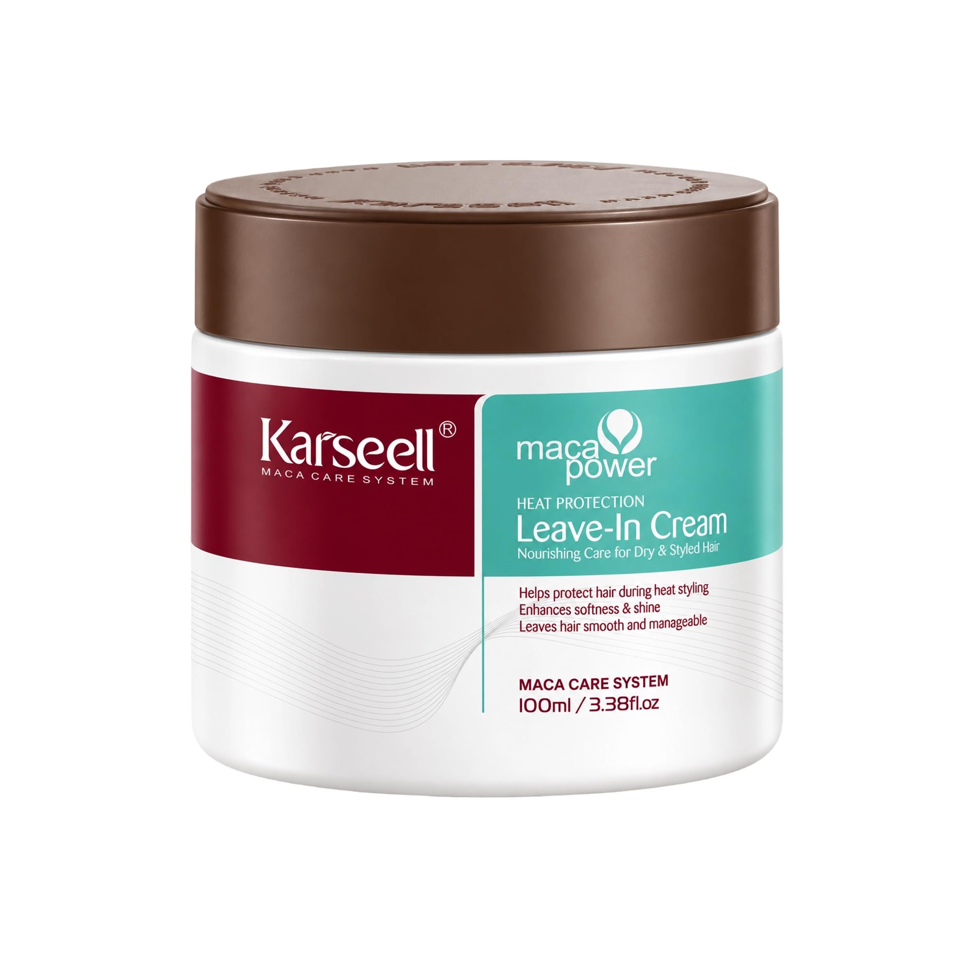 Karseell Balsamo senza risciacquo, 100 ml, ripara e idrata i capelli secchi e danneggiati