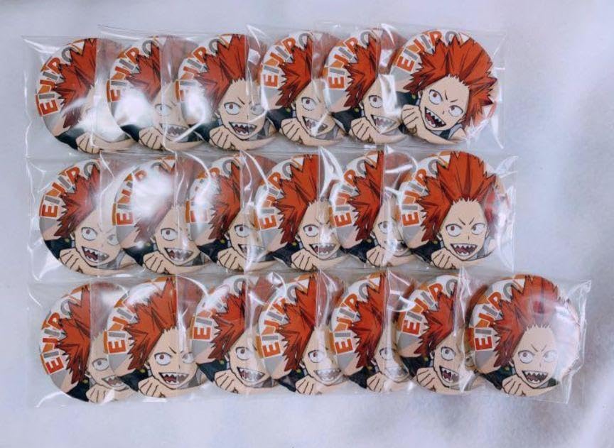 切島鋭児郎アイス缶バッジヒロアカ